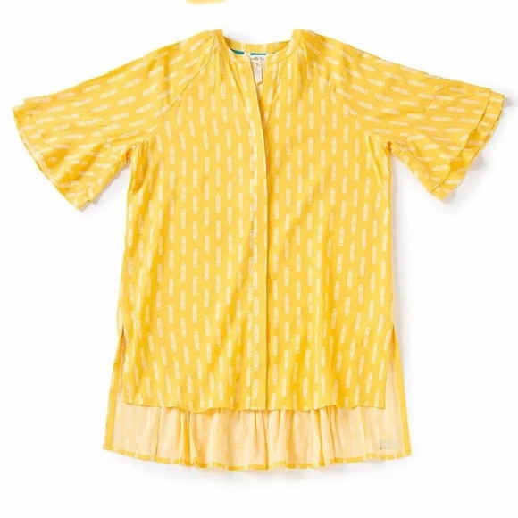 NWOT Matilda Jane Golden Hour Blouse Yellow/White Size M boho, feminine, flowy, - Picture 1 of 10
